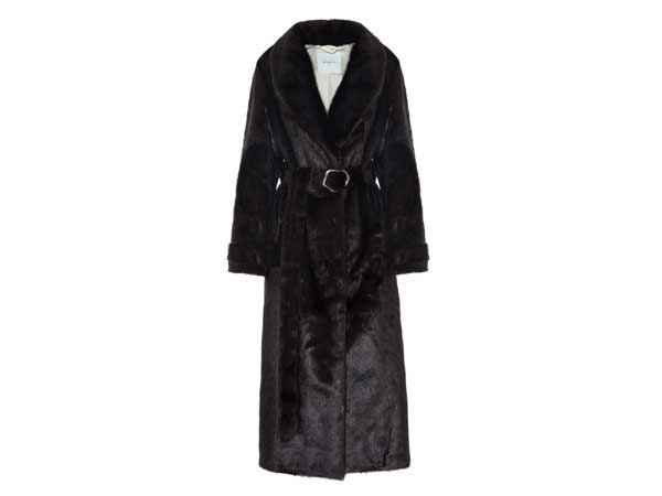 Beatrice b cappotto vestaglia eco fur FW23 Halloween 2023