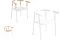 Alias. Sedie Twig3 progettate dallo Studio Nendo, guidato dal designer giapponese Oki Sato. Twig, ha gambe inclinate in alluminio con cinque varianti di sedute: in legno massello di frassino o materiale plastico.