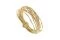 Marco Bicego. Il bracciale “Marrakech” avvolge il polso con i suoi 9 sottili ed irregolari anelli in oro con diamanti taglio brillante.