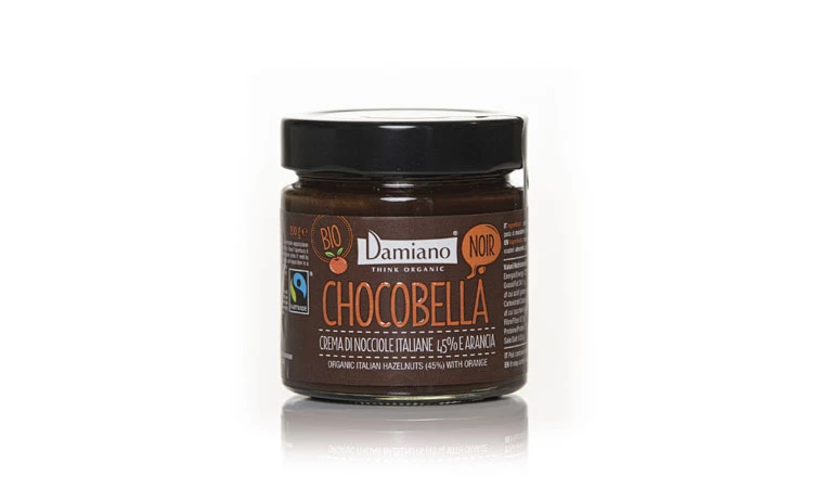 Chocobella Noir all’arancia la nuova crema della Damiano Organic