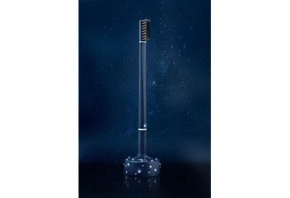 Piuma spazzolino blu cobalto, in limited edition, con 38 cristalli Swarovski