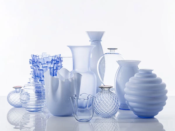 Venini Iceberg collection vasi in vetro San Valentino Design 2024