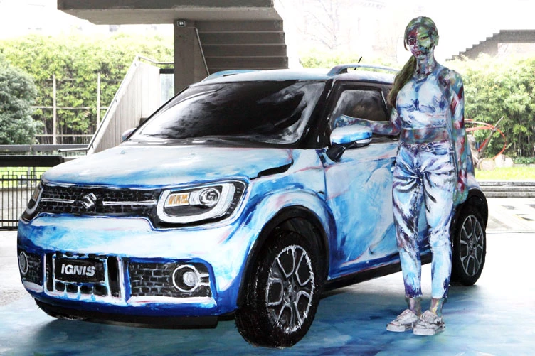 Suzuki Ignis Hybrid Art Leonardo Giacomo Borgese