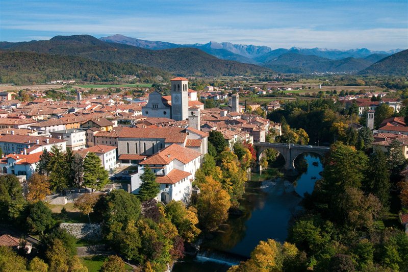 Cividale del Friuli. Veduta aerea. Autore: Marco Milani