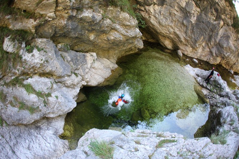 Canyoning. Autore: Pentaphoto
