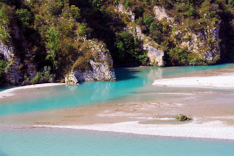 Il fiume Tagliamento nei pressi di Ragogna. Autore: Maurizio Valdemarin