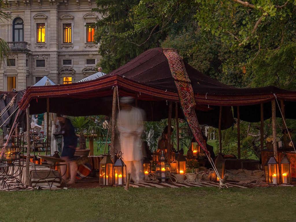 La Tenda Tuareg in esclusiva per Orticolario 2014. Realizzata da Afolki per il film