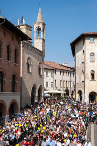 Il centro di Pordenone in occasione della Manifestazione. (ph Massimo Crivellari)