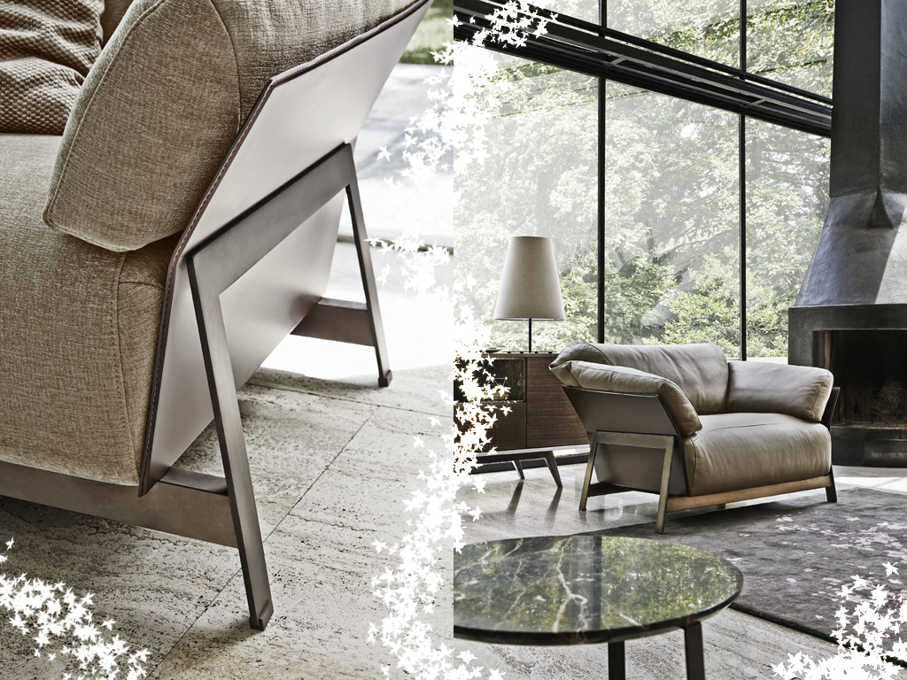 Ditre Italia. Kanaha di Daniele Lo Scalzo Moscheri. L'imbottito, fiore all'occhiello della collezione design 2015, è simbolo di eleganza, gusto e design.