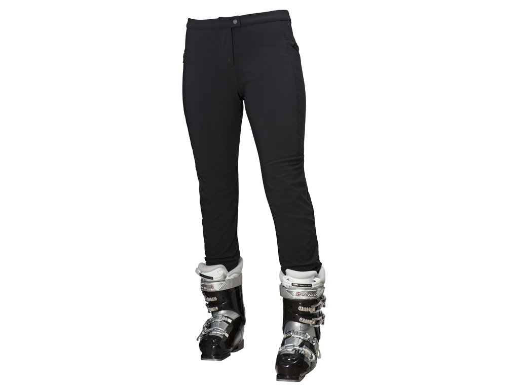 Helly Hansen W Passion Pant. Tessuto Helly Tech® Professional resistente all'acqua, antivento e traspirante a due strati ed elasticizzato. Trattamento Durable Water Repellency (DWR). Interno folto per un maggiore calore. Elementi decorativi Swarovski®. Sistema di sicurezza avanzato RECCO®. Zip di qualità YKK®. (Euro 279.95)