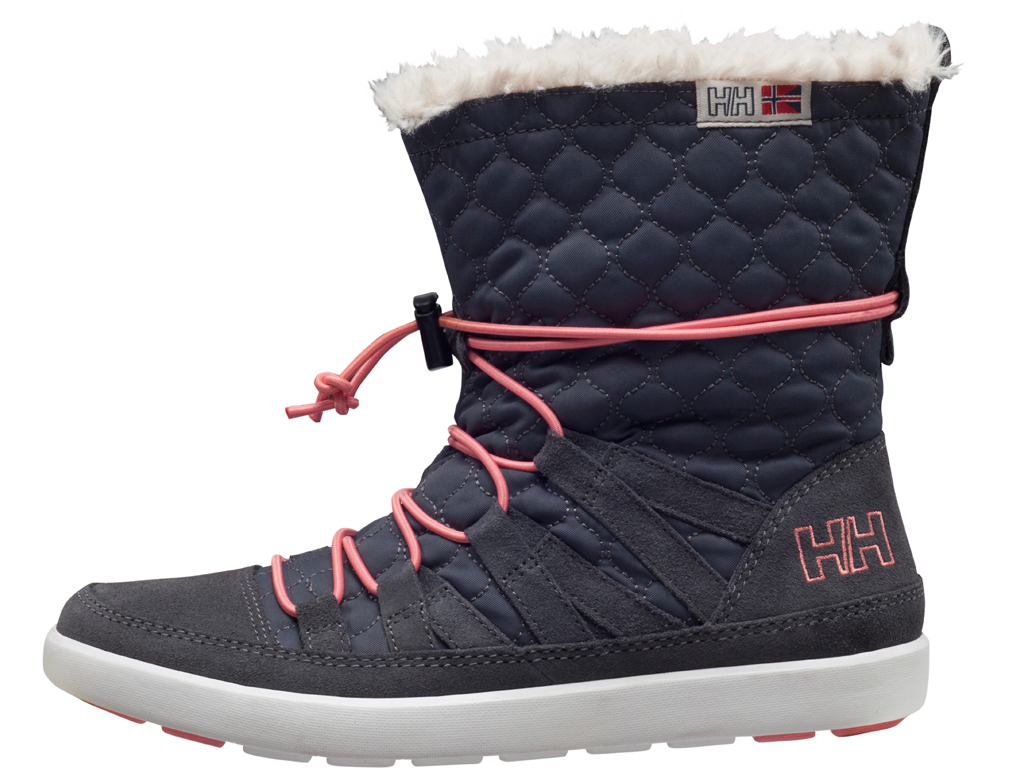 Helly Hansen W Hedda. Tomaia: pelle di nabuk di qualità premium e Suède. Interno in ecopelliccia. Plantare EVA rimovibile e comodo. Suola: Helly Grip. (Euro 99.95)