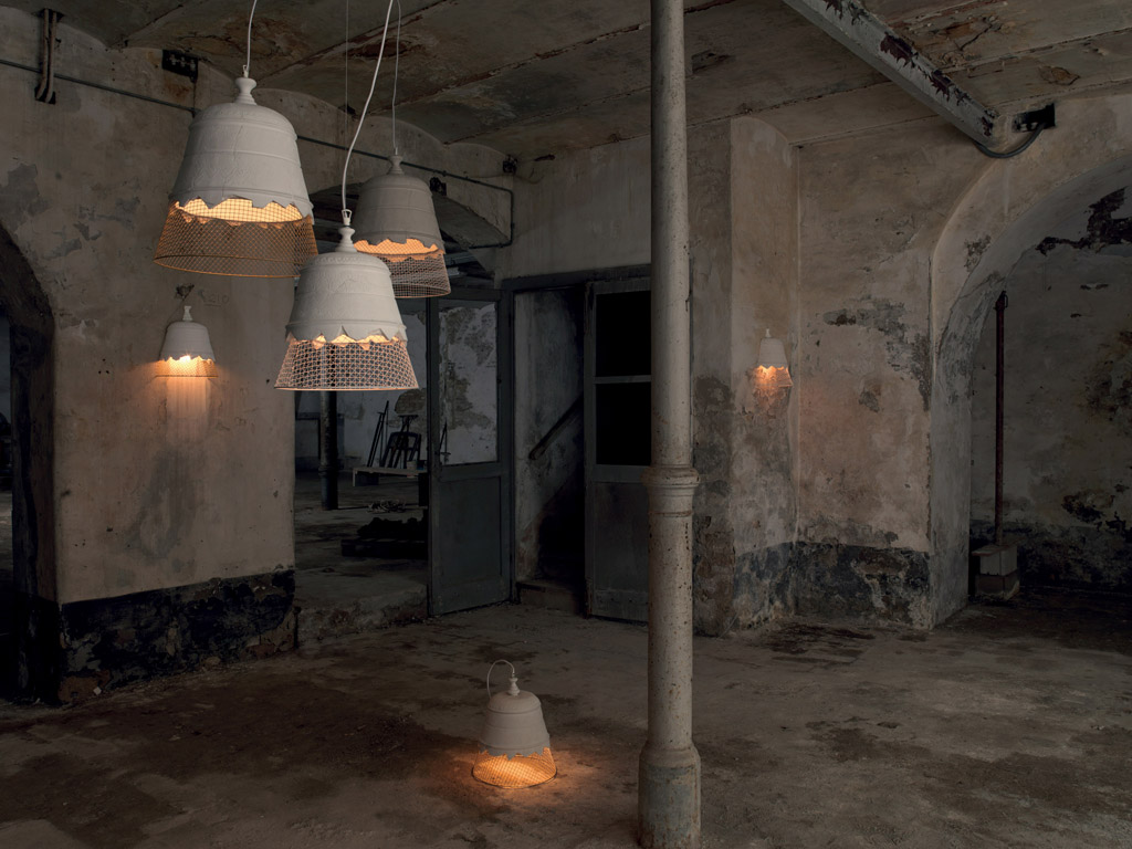 Karman. Lampada a sospensione e applique