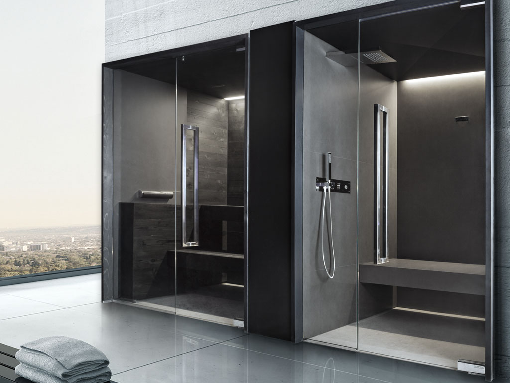 Starpool. SoulCollection. SoulSteam e SoulSauna. Design Cristiano Mino. I due mondi wellness per eccellenza, sauna e bagno turco, rivivono all’insegna dell’essenzialità e della semplicità unite all’alta qualità. SoulSteam e SoulSauna possono essere utilizzate sia in residenze private sia in spa pubbliche.