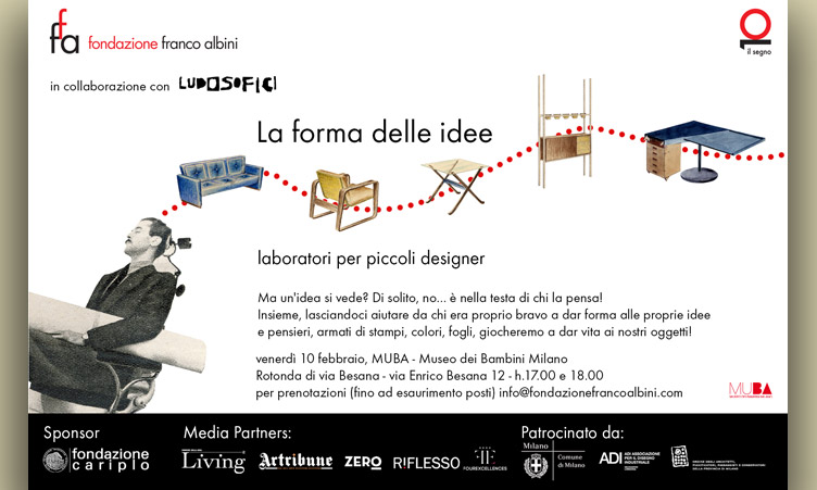 La Fondazione Franco Albini al Muba con il laboratorio La forma delle idee