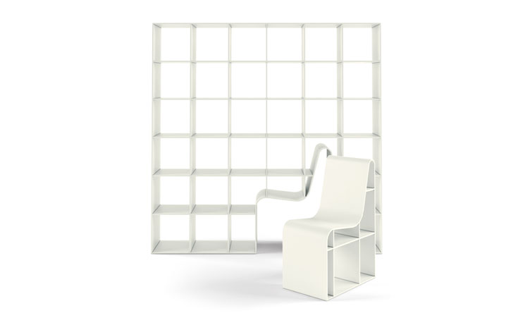 Bookchair la libreria con sedia di Alias e Sou Fujimoto