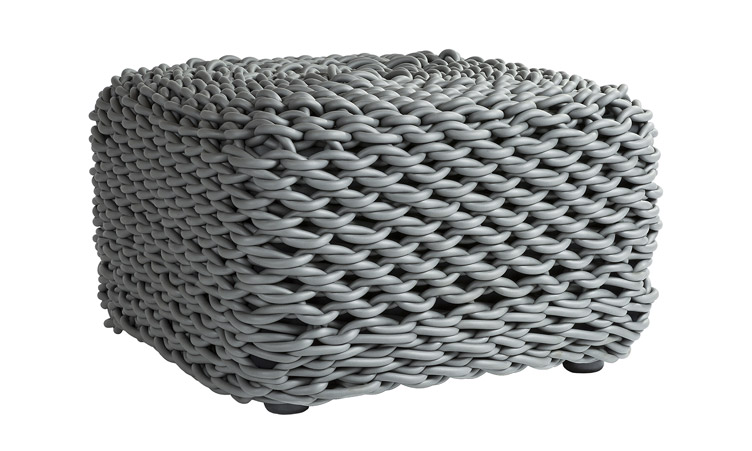 Covo il pouf in filo di neoprene designer Rosanna Contadini