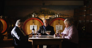 Luciano, Loris e Gianfranco figli di Mario Fantinel fondatore dell'omonima Cantina Vinicola.