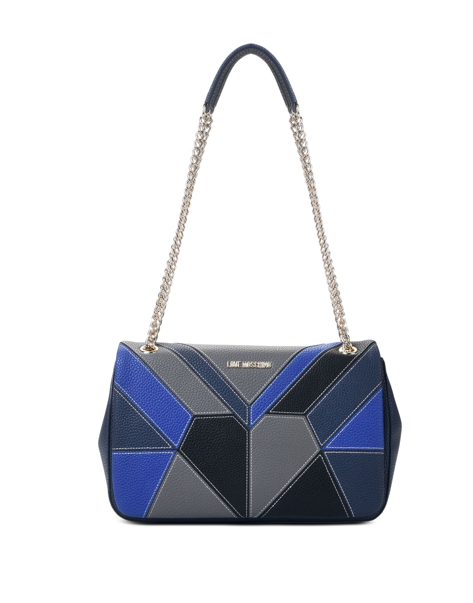 Love Moschino. Borsa con tracolla multicolor e chiusura magnetica. Collezione Autunno/Inverno 2017-2018. Fall/Winter 2017-2018 Collection.