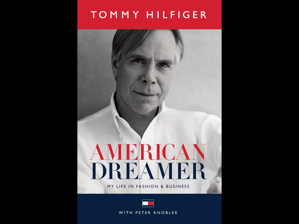 Tommy Hilfiger sulla copertina di “American dreamer”, libro autobiografico.