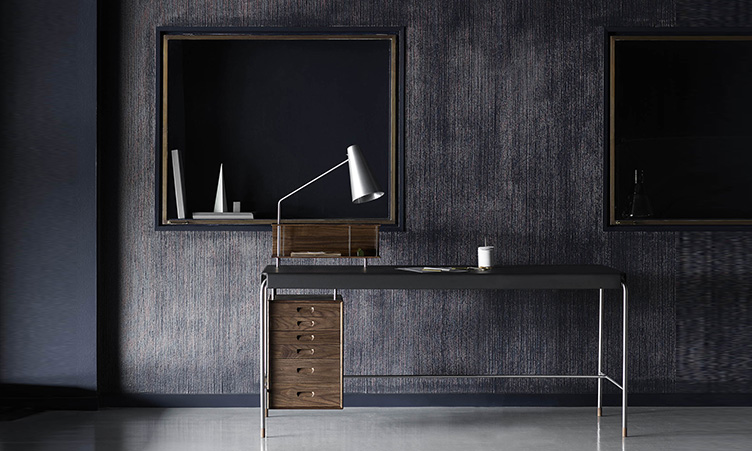carl hansen e son society table arne jacobsen salone del mobile 2018