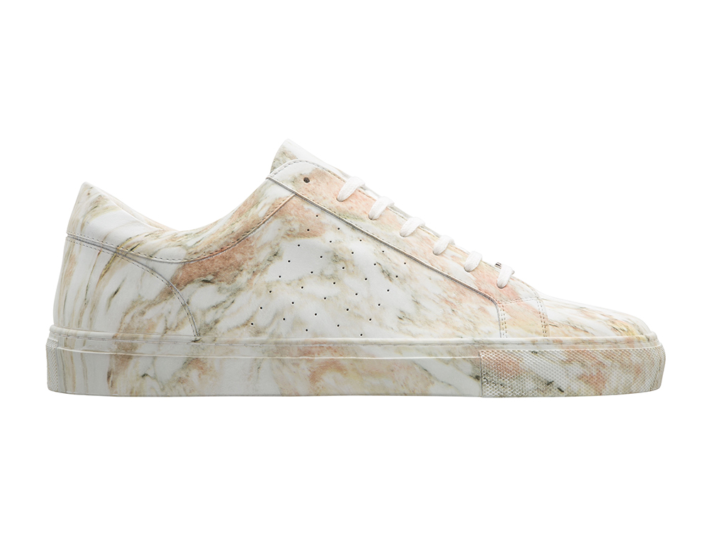 MMM - Moreschi Made by Marble. Le sneakers realizzate in collaborazione con Matteo Cibic per il Salone del Mobile 2018.