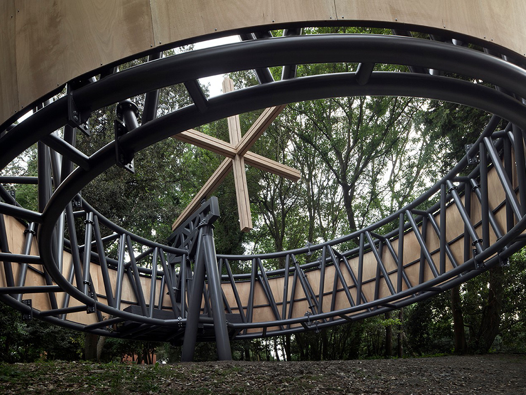 Vatican Chapels. Biennale Venezia 2018. Progetto e realizzazione, architetto Javier Corvalán. Titolo: “Una cappella nomade”. Realizzata in collaborazione con Simeon. Photo by Alessandra Chemollo.