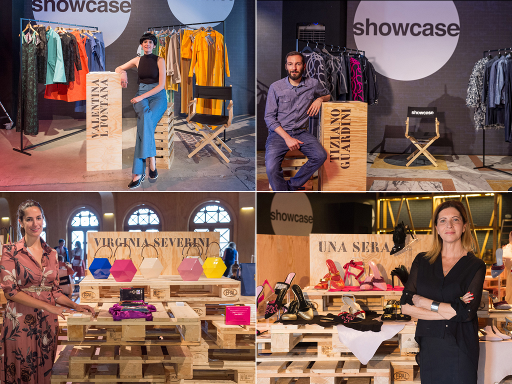 Showcase Altaroma 2018. Virginia Severini, Valentina L. Fontana,Tiziano Guardini, Una Sera.