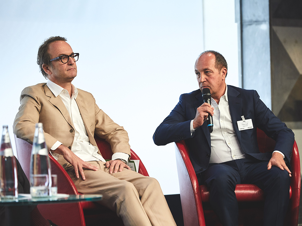 Pambianco Strategie di Impresa. Massimiliano Locatelli, architetto e designer co-fondatore di CLS Architetti e Franco Guidi, Partner e CEO di Lombardini 22. Tavola rotonda: La progettualità made in Italy: punti di forza e debolezza nel contesto globale.