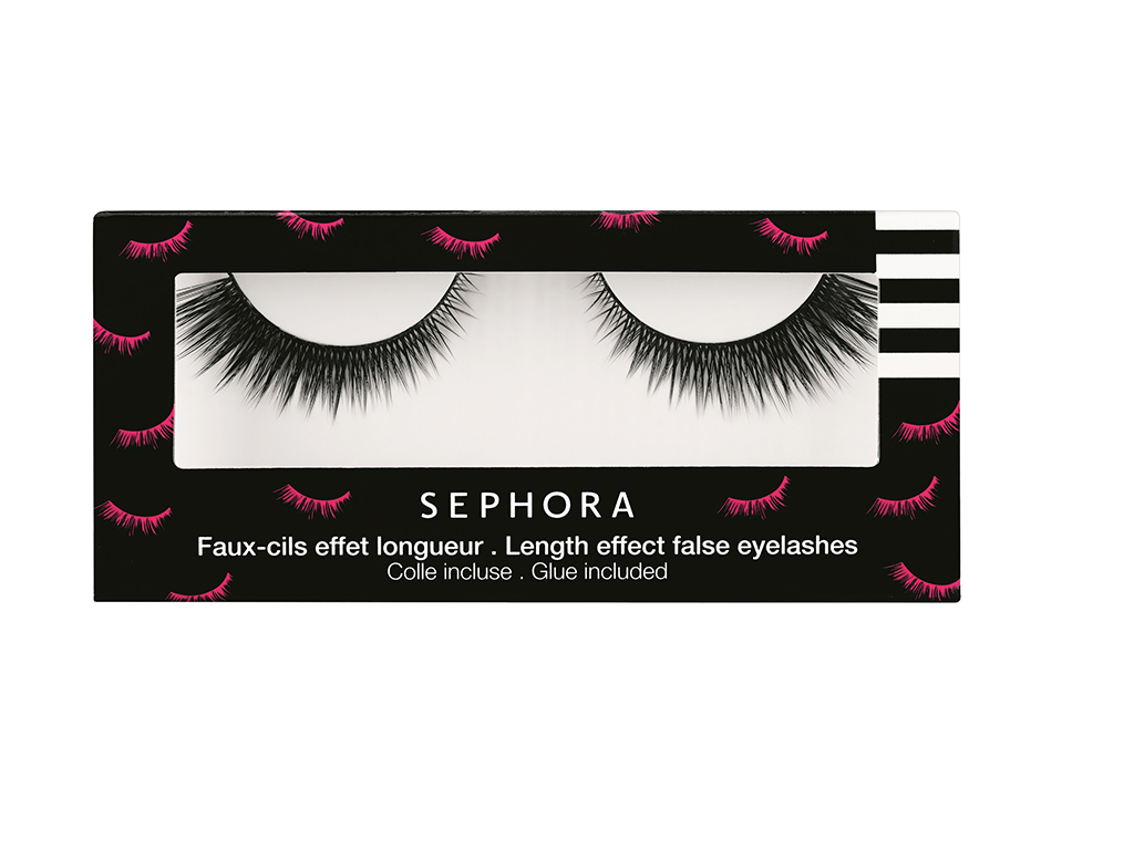 Sephora Collection. Queste ciglia finte effetto naturale donano intensità e impatto allo sguardo; facili da incollare, comode e riutilizzabili.