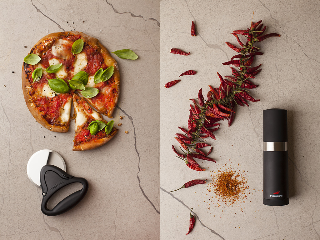 Microplane. Grazie alla lama circolare in acciaio inossidabile rimovibile della nuova “Rotella Taglia Pizza
