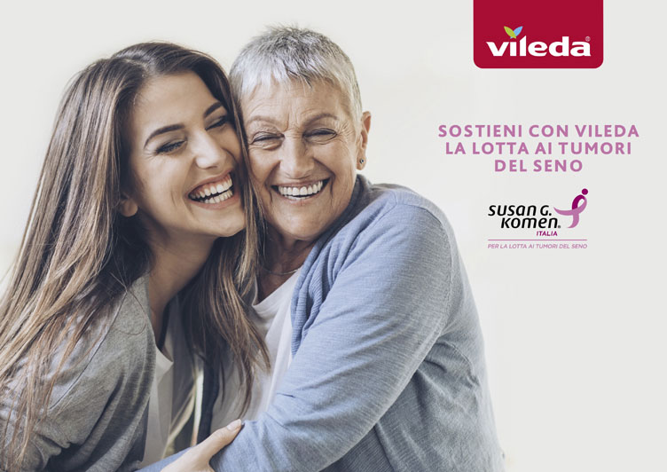 vileda promozione rosa contro i tumori al seno 2018