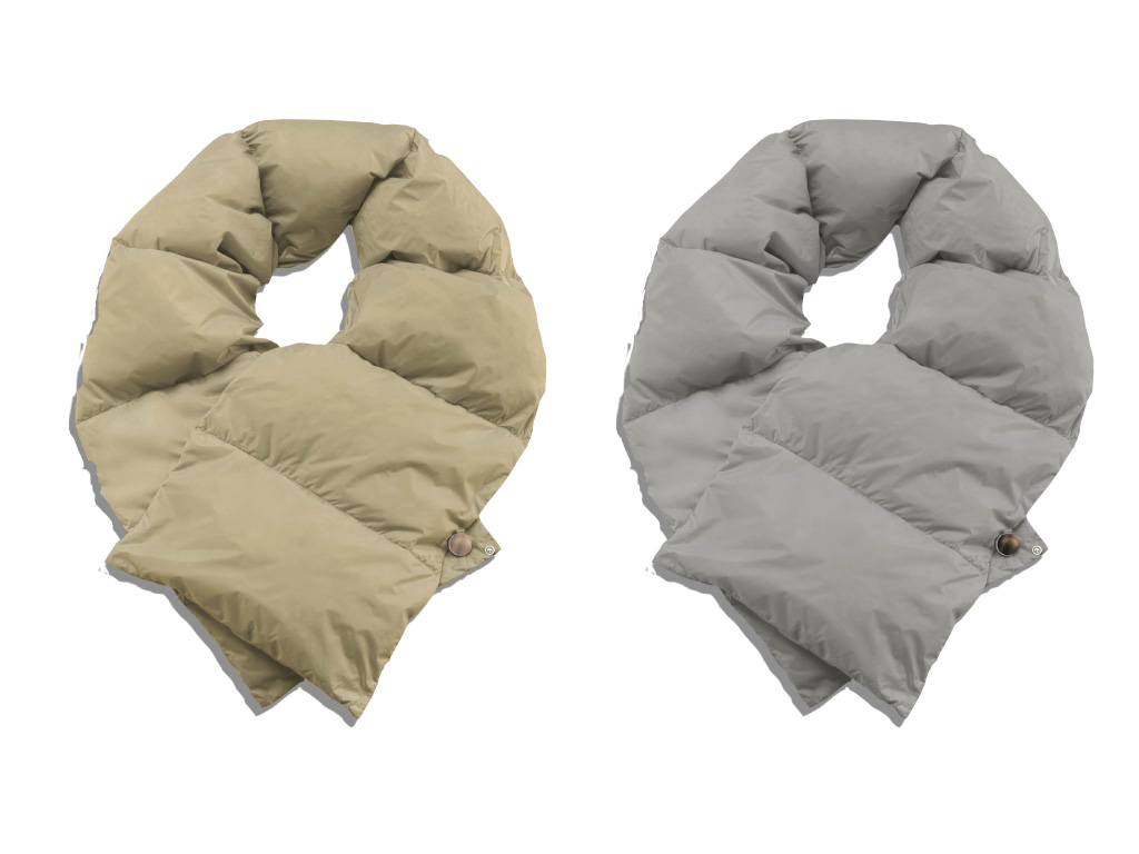 Cinelli Piume e Piumini. Le morbide sciarpe mymuffy con imbottitura in 100% piumino d’oca. Collezione Autunno/Inverno 2018-2019.