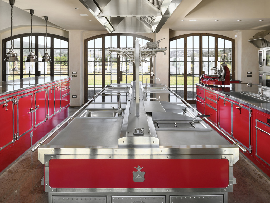 rubin red brushed nickel officine gullo
