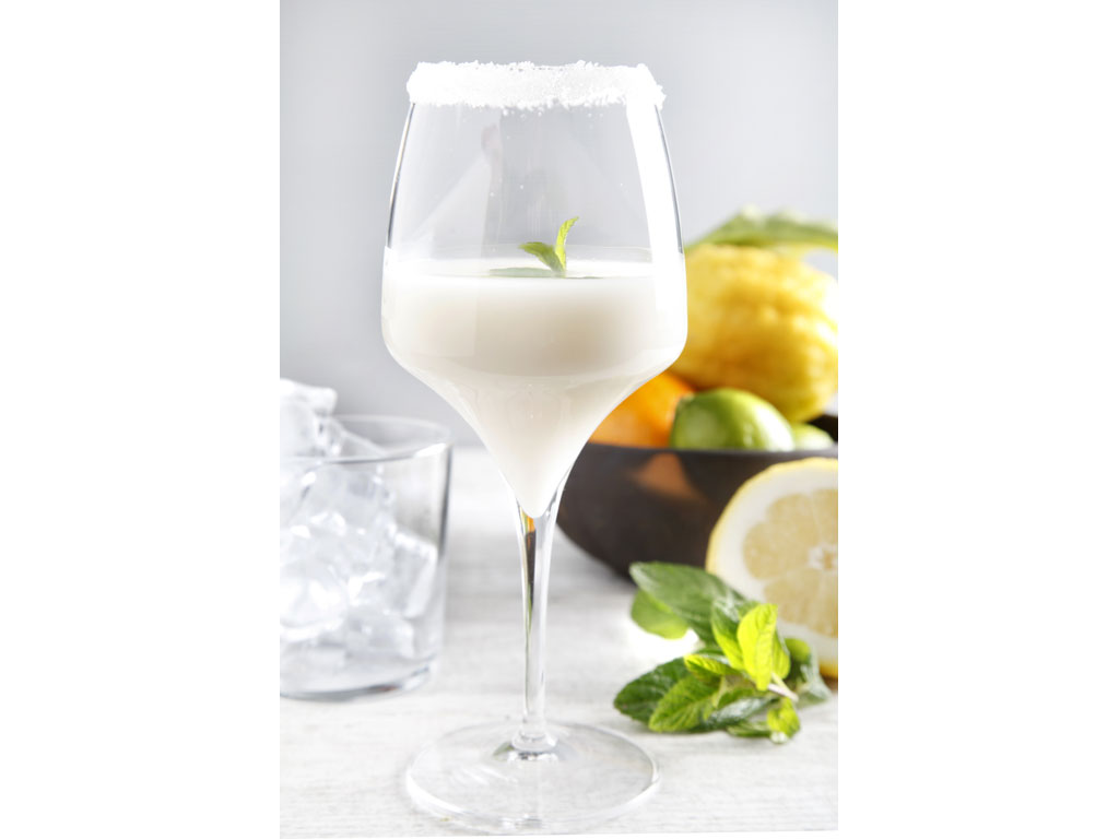 Dal ricettario Culligan “Sorbetto al lime, agrumi e menta” realizzato dallo Chef Luca Malacrida.