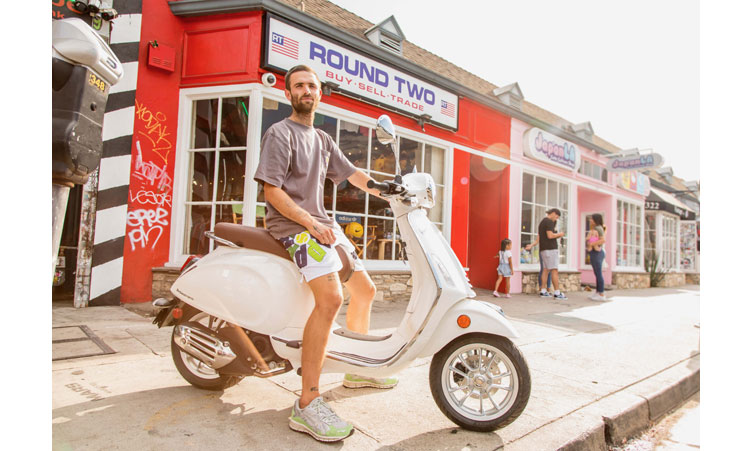 Sean Wotherspoon e Vespa