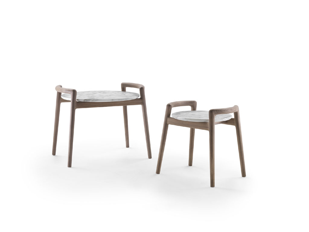 Flexform, Tavolini “Ascanio”, design Antonio Citterio, 2018.