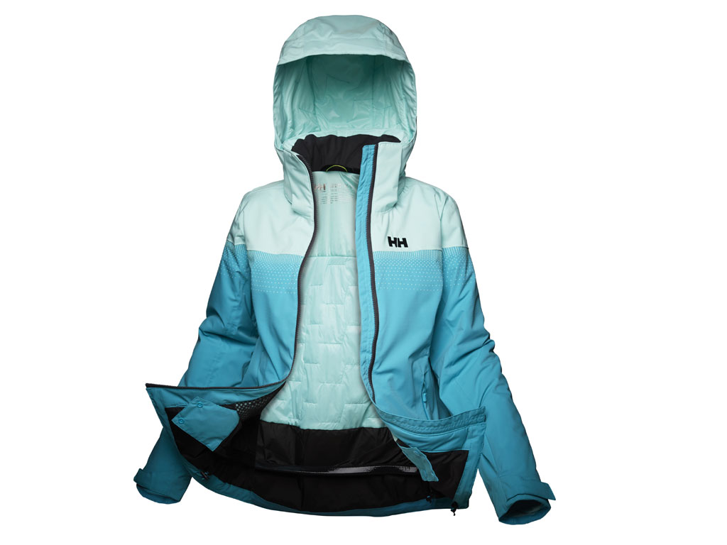 Helly Hansen. La giacca da sci, per Lei, W Motionista Lifaloft Jacket (No. 65677). HELLY TECH® Professional. Costruzione in tessuto a 2 strati. Tessuto elasticizzato a 4 vie. Completamente isolato con isolamento LIFALOFT™.
Life pocket™ con Primaloft® Insulation. Morbida fodera elasticizzata. Trattamento idrorepellente durevole (DWR). Impermeabile, antivento e traspirante. Sistema di salvataggio avanzato RECCO® Advanced Rescue. Braccia e gomiti articolati per una vestibilità migliore. Gonnella per proteggersi in neve fresca con automatici. Cappuccio staccabile compatibile con il casco e regolabile. Doppie tasche scaldamani e tasca interna sul petto. Ghette da polso con foro per il police. Tasca interna per i device. Tasca portaskipass. Prezzo euro 350,00.
