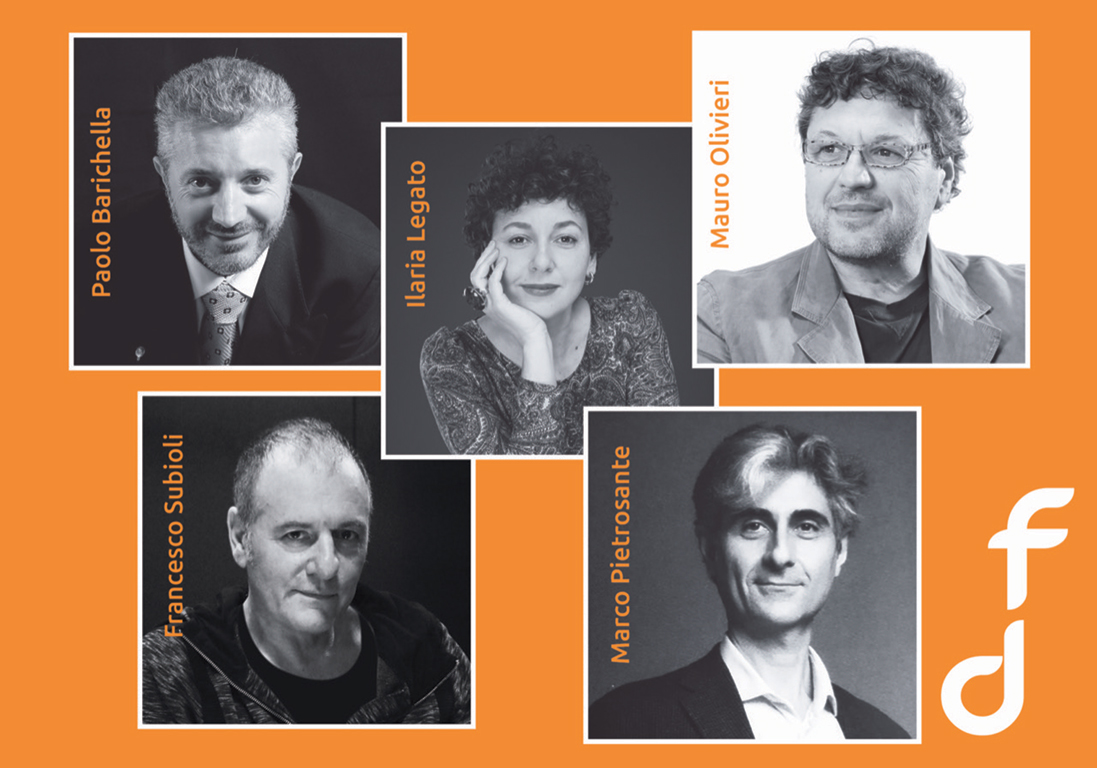 I Food Designer. Paolo Barichella, Ilaria Legato, Mauro Olivieri, Francesco Subioli e Marco Pietrosante - ideatori e scrittori del primo Food Design Manifesto.