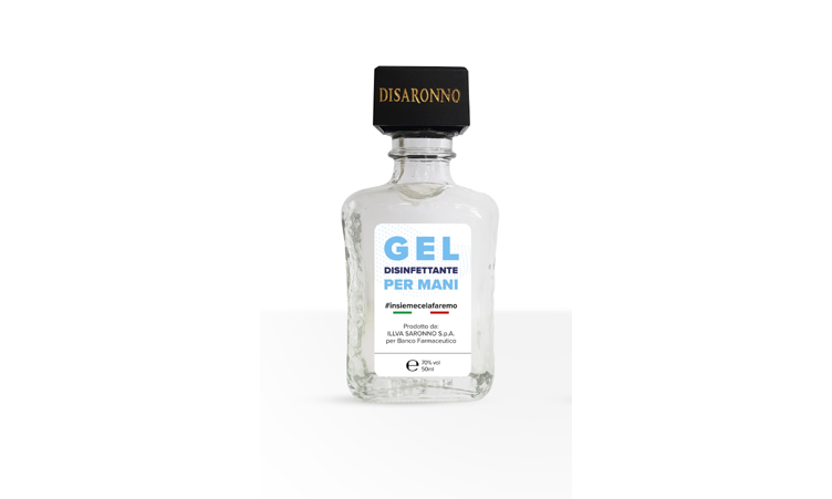 Illva Saronno dona 100mila gel disinfettanti al Banco Farmaceutico onlus
