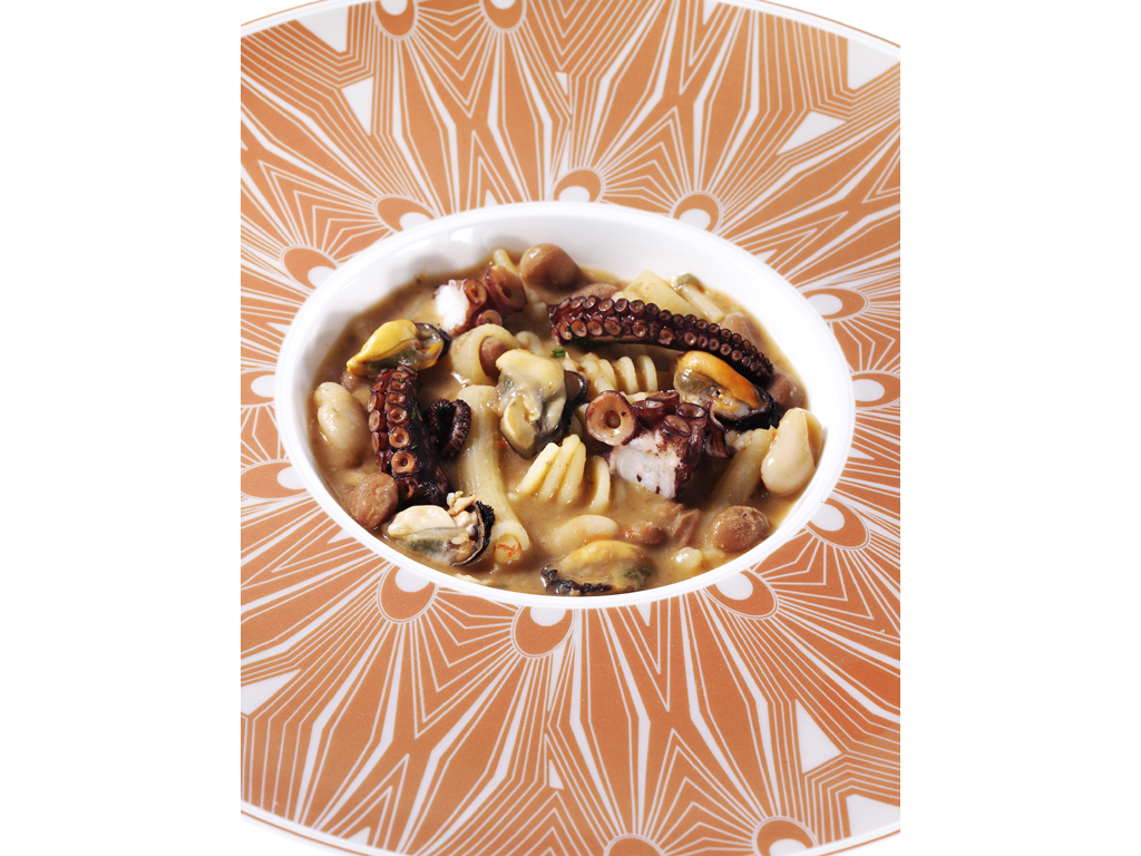 Viva. Pasta e fagioli, polpo e cozze della chef stellata Viviana Varese.