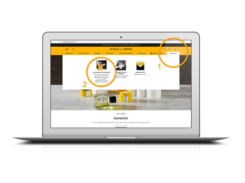 Fragrance Experience di Acqua di Parma
