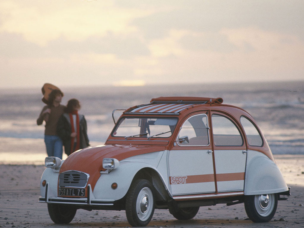 Citroën 2CV. Serie Speciale Spot, Orange Teneré, 1976.
