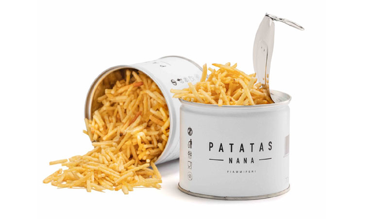 Patatas Nana riporta in auge le patatine fritte i Fiammiferi