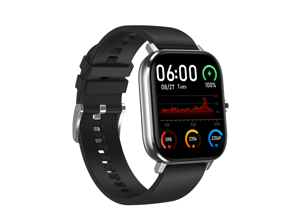 Tecnochic. Il nuovo modello DT35, lo smartwatch “tech-à-porter”. Compatibile con tutti gli smartphone (sistema operativo iOS e Android). Gestione delle chiamate grazie alla funzione Blueooth 4.0. Quadrante touch screen da 1,54”. Sensore di precisione per rilevare e registrare i movimenti e l’attività fisica. Funzioni health per monitorare la frequenza cardiaca, il livello di ossigeno nel sangue, pressione arteriosa e con funzione sleep per registrare la qualità del sonno. Prezzo: da euro 119,00 a euro 125,00.