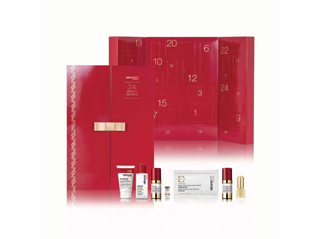 Cellcosmet. Calendario dell’Avvento “24 Beauty Secrets”. Prezzo: euro 690,00.