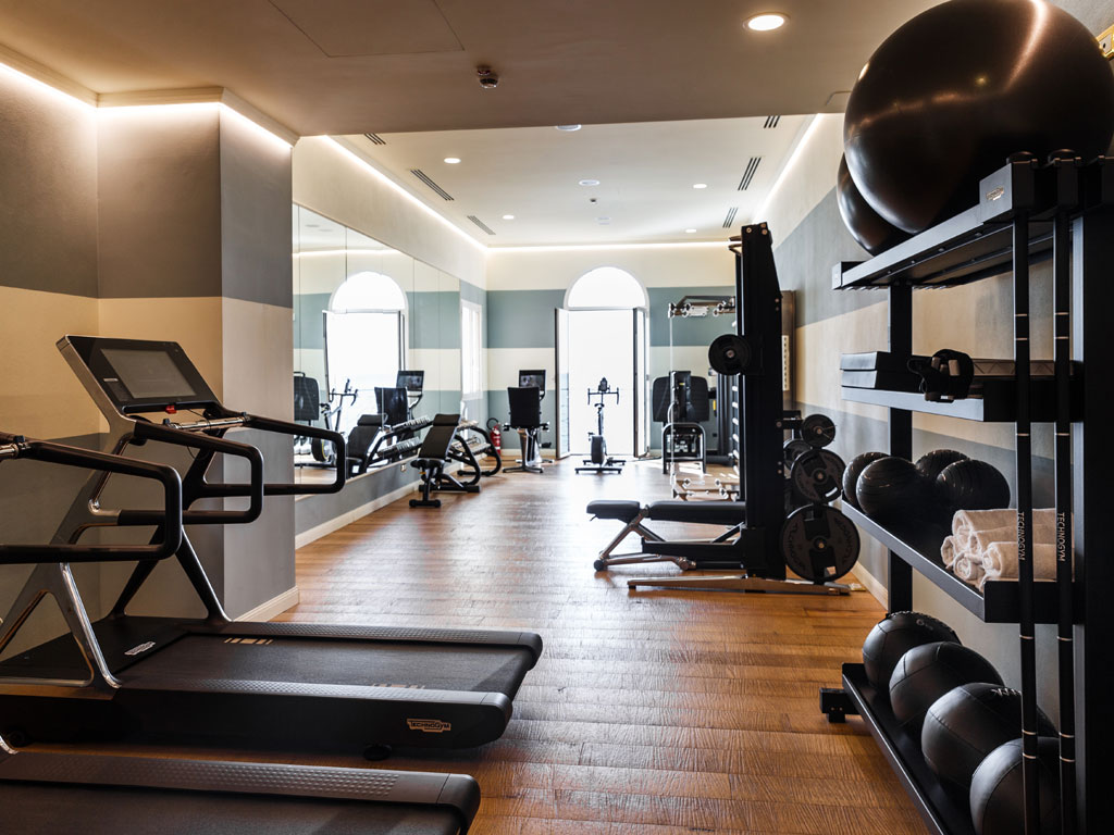 Excelsior Palace Hotel Rapallo. La Palestra, rinnovata e dotata di attrezzature Technogym®.