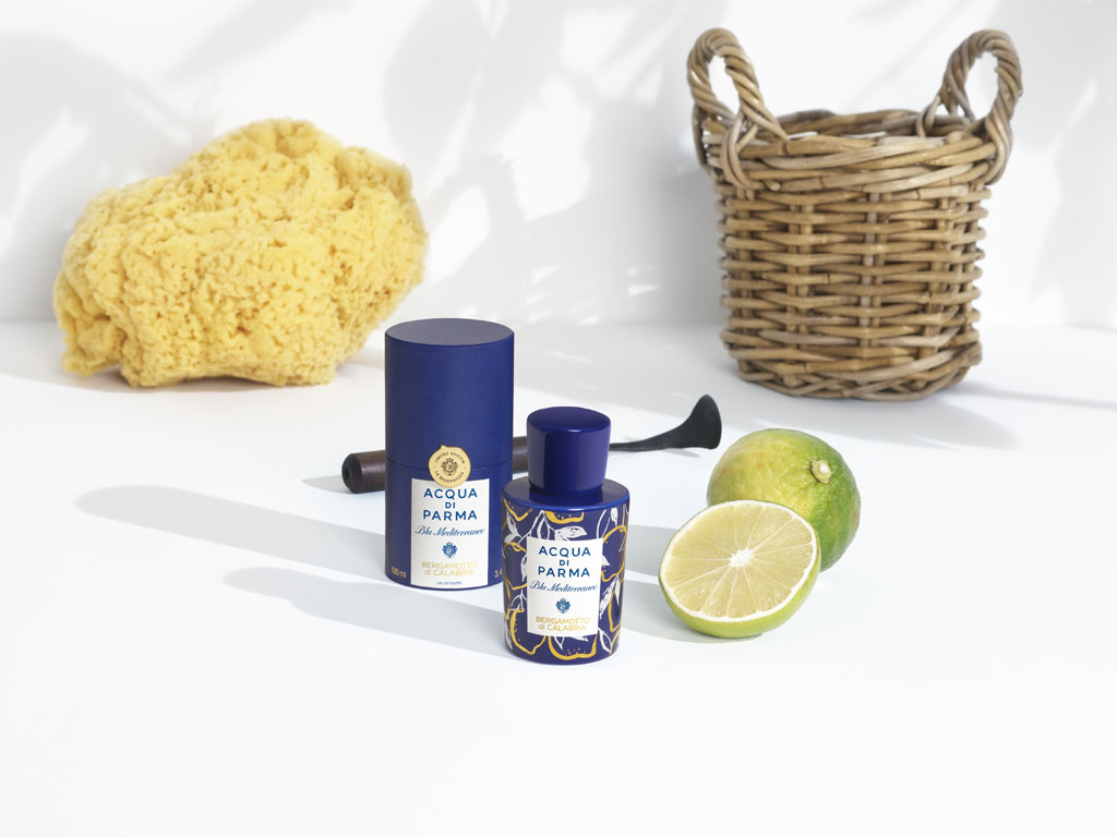 Acqua di Parma. Linea Blu Meditteraneo. Eau de toilette. Limited Edition. Bergamotto di Calabria La Spugnatura. Flacone da 100 ml. Prezzo: euro 130,00.