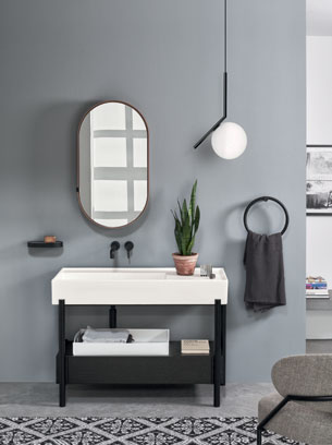 Ceramica Cielo. Lavabo Plinio.