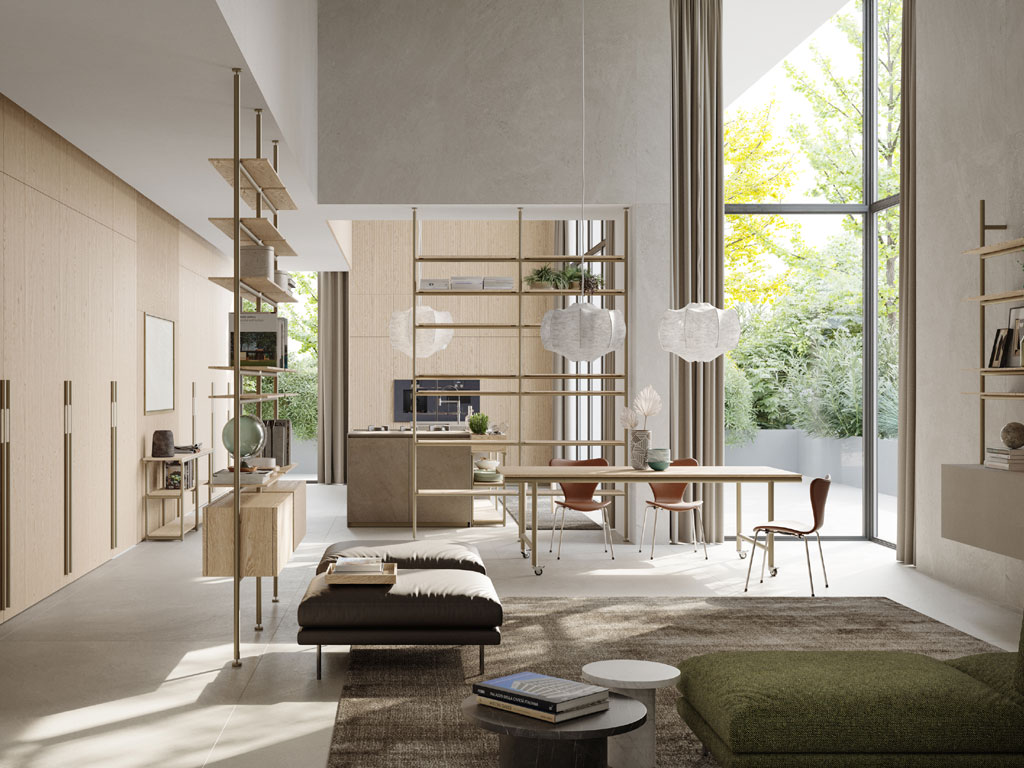 Zampieri Cucine. Cucina Irori, design Stefano Cavazzana.