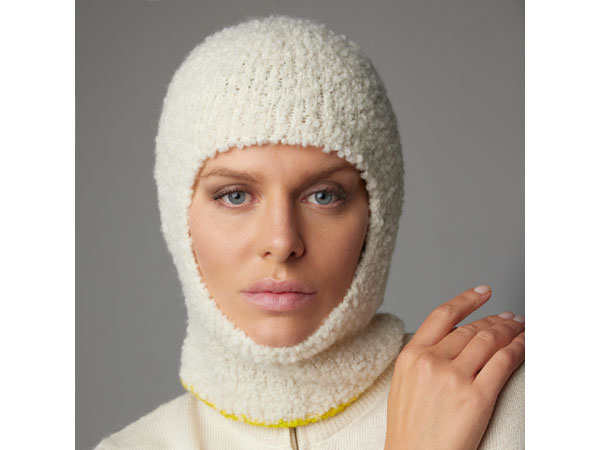 Gensami Balaclava white cashmere Inverno 2022 13
